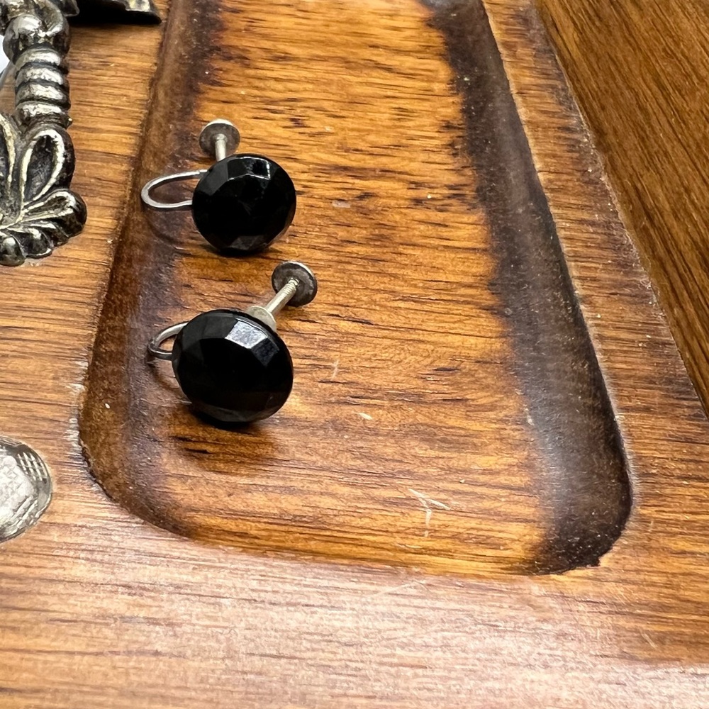 Vintage Silver 925 Screw back earrings! - Picture 7 of 12
